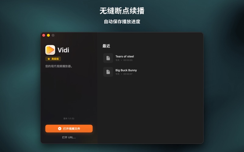 Vidi万能4K视频播放器