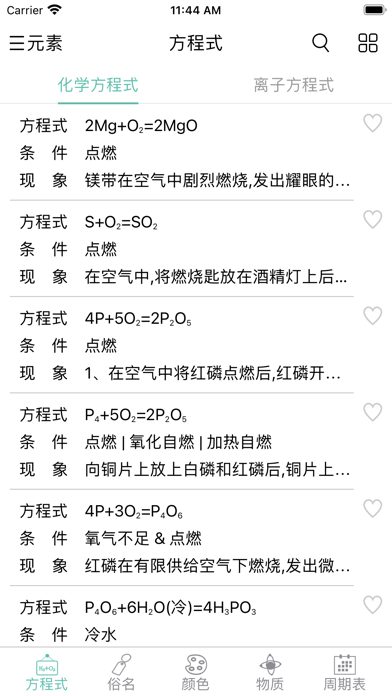 化学方程式