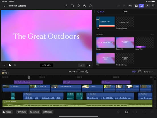FinalCutPro创作视频