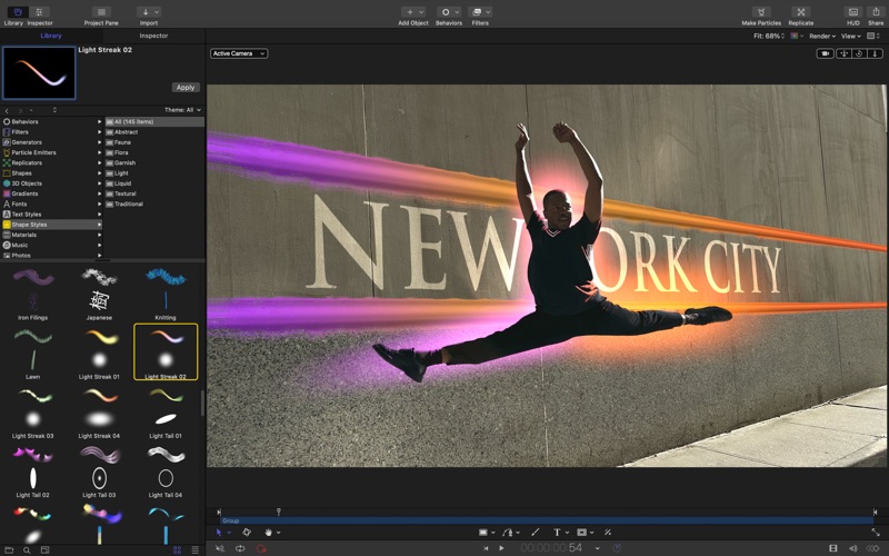 Motion创建动态效果
