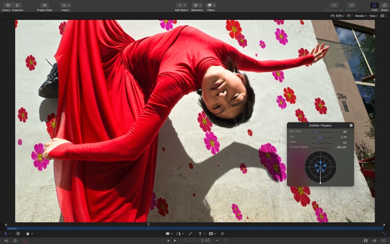 Motion创建动态效果