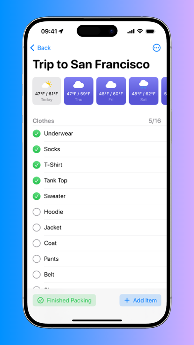 打包清单PackRepeat